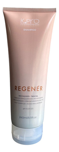 Kit Regenér Shampoo 240ml + Máscara 165g Kpro