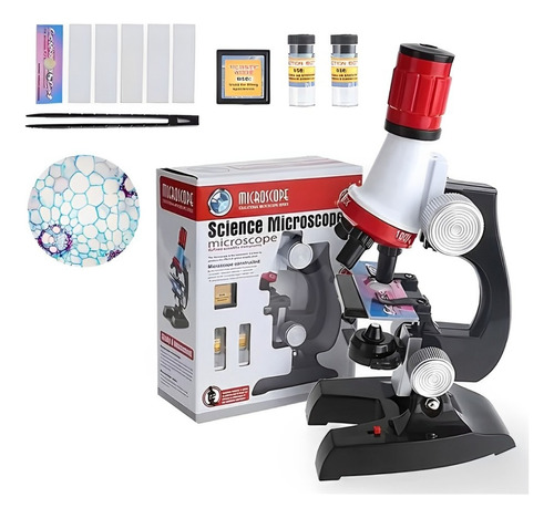 Brinquedo Microscópio Educacional Infantil 100x A 1200x