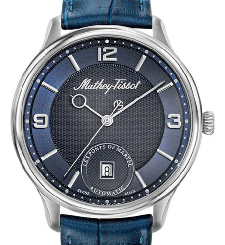 Reloj Mathey-tissot Hombre Edmond Auto 3d Ac1886abu Azul Plateado Azul