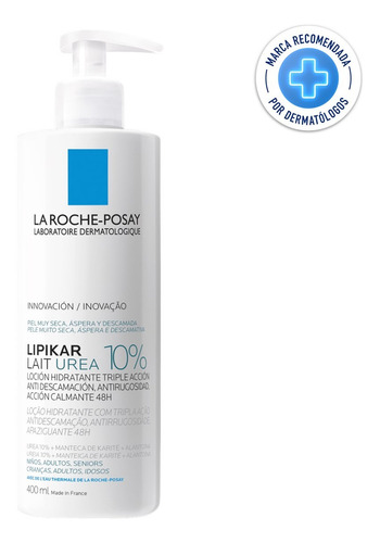  Loción Hidratante La Roche-posay Lipikar Lait Urea 10% 400ml