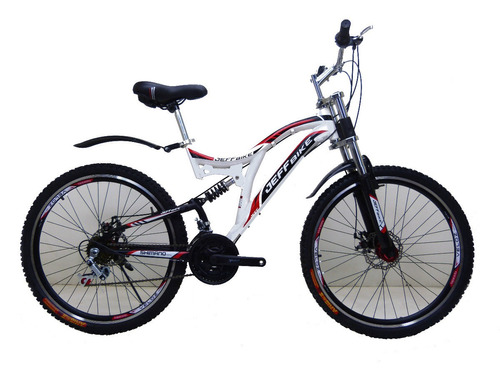 Bicicleta Doble Amortiguador Aro 24 Freno Disco 18velocidads