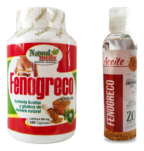 Fenogreco + Aceite De Fenogreco - Unidad a $600