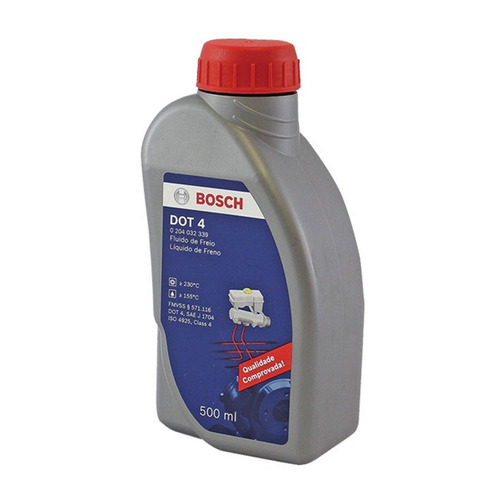 Imagem 2 de 3 de Fluído De Freio Bosch Dot 4 500ml Original Para Suzuki Super
