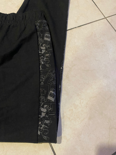 Pants Puma De Algodón Slim Fit Con Cierres Talla Xl (Usado)
