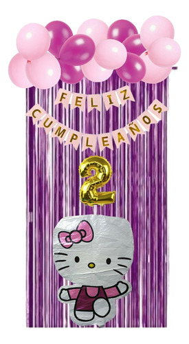 Combo Cumpleaños Hello Kitty Kitty Celebración 