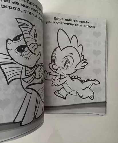 Livro P/ Colorir My Little Pony - Colorir Em 68pgs