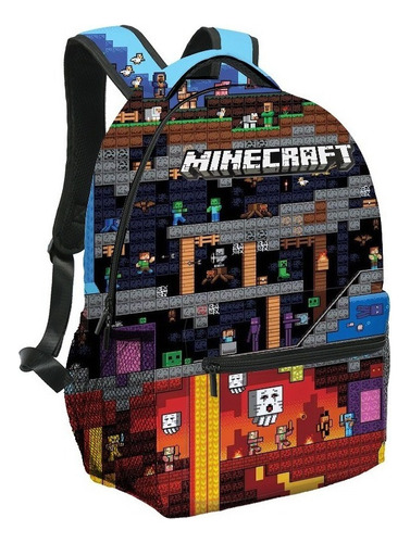 Mine & Craft Mochila Escolar Viaje Computador Portátil Bolsa #08