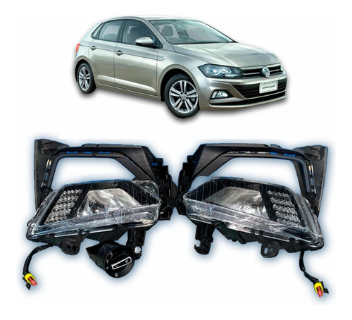 Kit De Neblinero Para Vw Polo 2018-2023