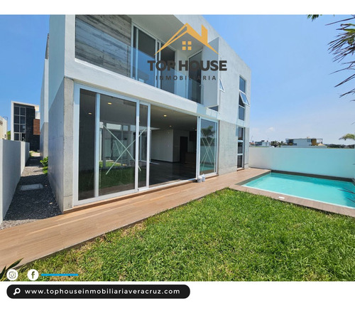 Casa En Venta En Residencial Las Olas, Veracruz