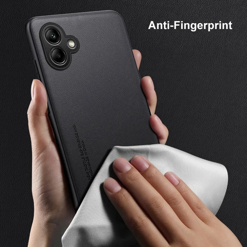 Case For Samsung Galaxy A06 5g Cáscara De Piel Simple+mica