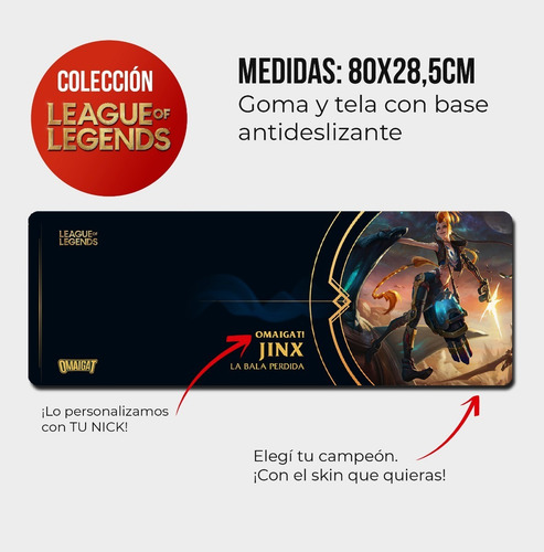 Mousepad Xl *edición League Of Legends*