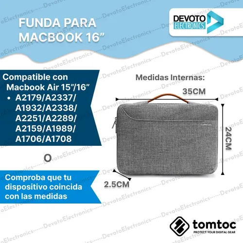 Bolso Funda Para Macbook Pro 16 Notebook 15.6