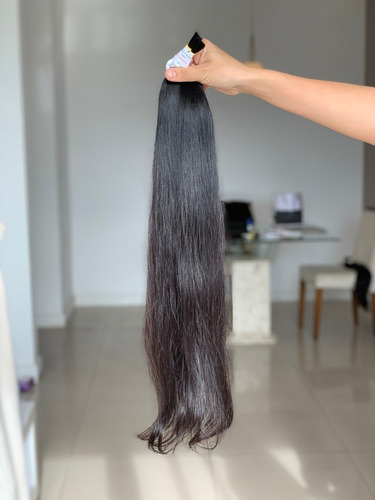 Imagem 1 de 3 de Cabelo Humano 75 Cm 1oogr Promoção