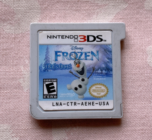 Disney Frozen Olaf Quest Videojuego Original Nintendo 3ds