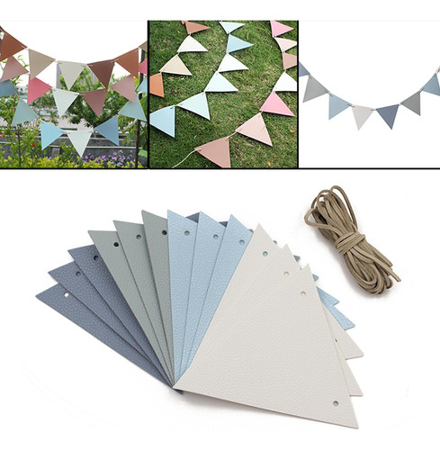 Banderín De 12 Uds., Banderas Triangulares, Colgantes Diy
