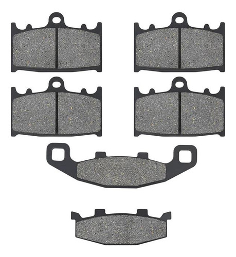 3 Pares De Pastillas De Freno Para Kawasaki Zr 1100 A Zephyr