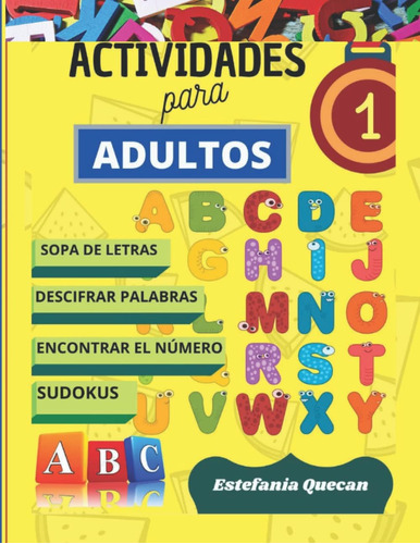 Libro: Libro De Actividades Para Adultos: Sopa De Letras Gra