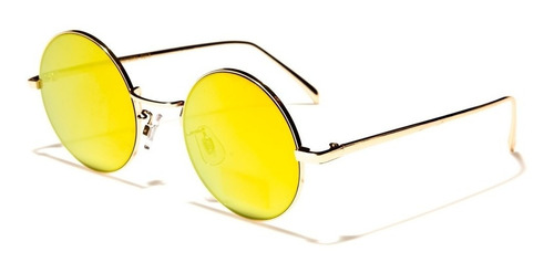 Gafas De Sol Sunglasses Lente Oscuro Mirror Redondas 12050