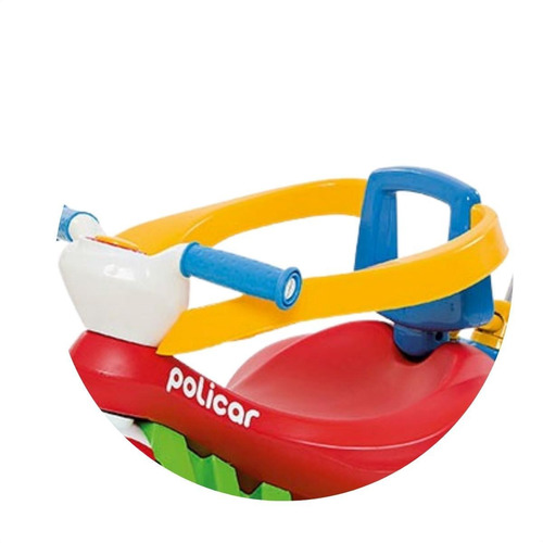 Triciclo Infantil Policiclo Passeio Vermelho 3 Em 1 Vermelho