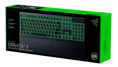 Teclado gamer Razer Teclado Gamer Razer Ornata V3 X Membrane Sp Low Profile Chro