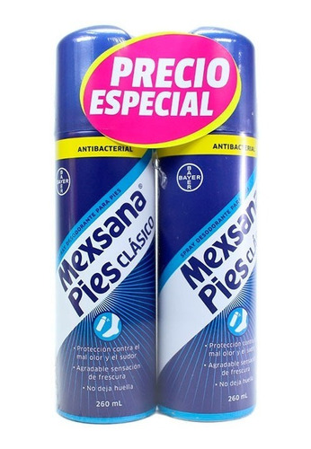 2 Mexana Spray Clasico X 260ml - mL a $64
