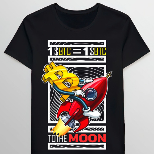 Remera 1 Btc Is 1 Btc To The Moon Crypto 113859996