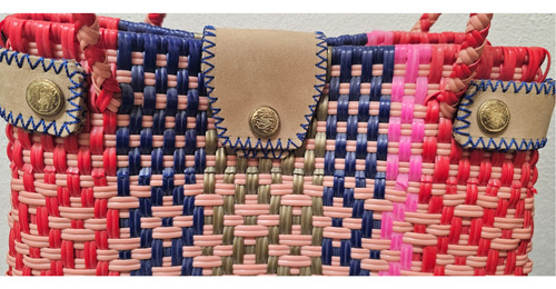 Bolso Para Mujer Tejido A Mano Tote Bag Bolsa Para Playa