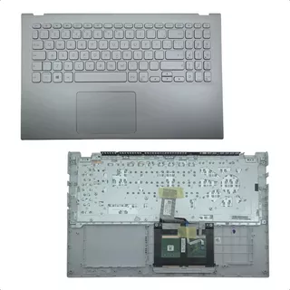 Carcaça Base Teclado Notebook Asus Vivobook 15 X512 Prata