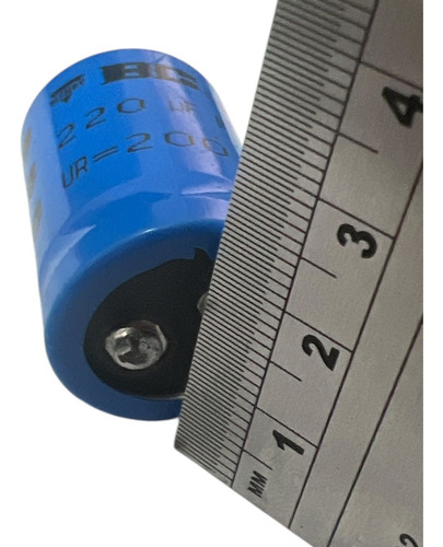 3 Capacitores Usados Bc 2222 057 52221 220uf 200 Vdc (Usado)