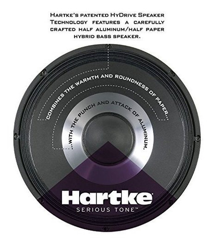 Amplificador De Bajo Hartke Hd15 Combo - Potente Y Compacto