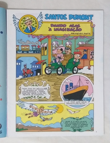 Turma Da Mônica Revista Você Sabia Santos Dumont N 5 (Usado)