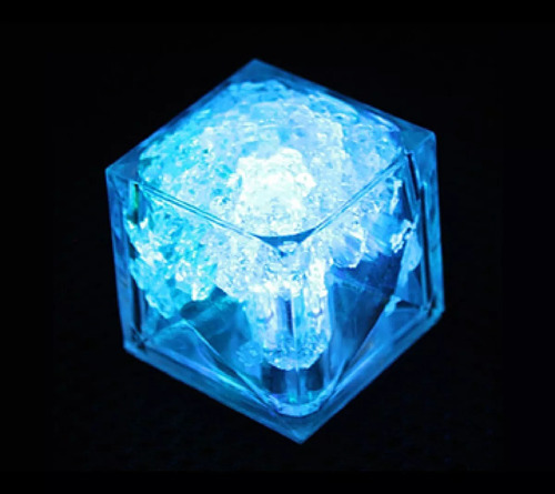 550 Cubos Hielos Luz Led Sumergibles Cambio Color Automático