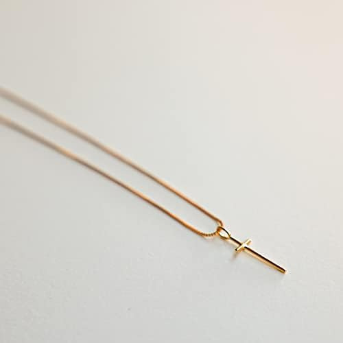 Collar Cruzado Flaco Forever Fervent | Oro 18k | Cadena CoLG