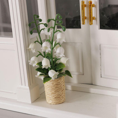 3 X 1/12 Mini Planta En Maceta Muebles De Jardín En