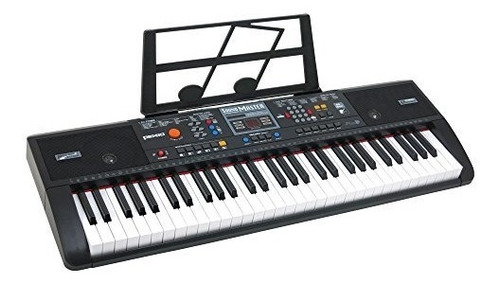Plixio 61 Key Electric Music Keyboard Piano Con Entrada Usb 