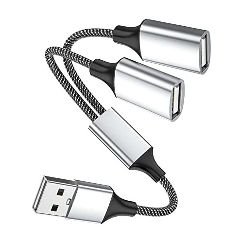 Adaptador Usb A 2 Usb Femeninos - Impresora Y Teclado