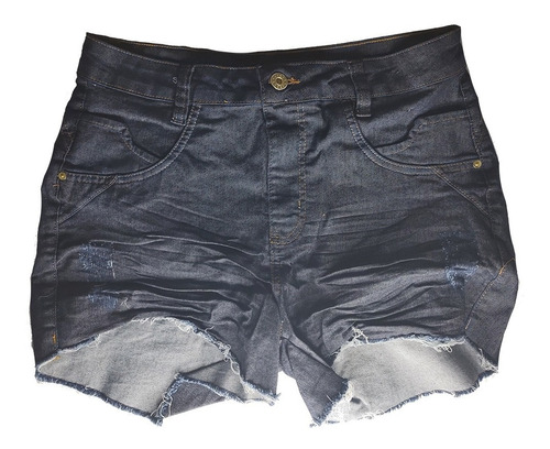 Imagem 1 de 2 de Shorts Jeans Plus Size Feminino Lycra Grande 46 48 50 52 54