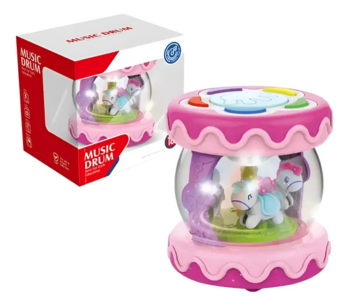 Tambor, Carrusel Musical Interactivo Juguete Para Bebes.