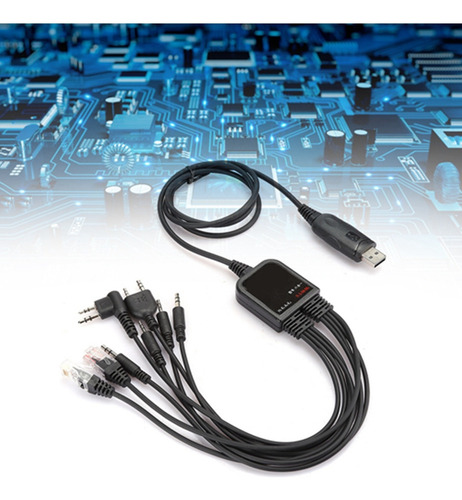 Cable De Programación Usb 8 En 1 Para Kenwood, Quanshengcn,