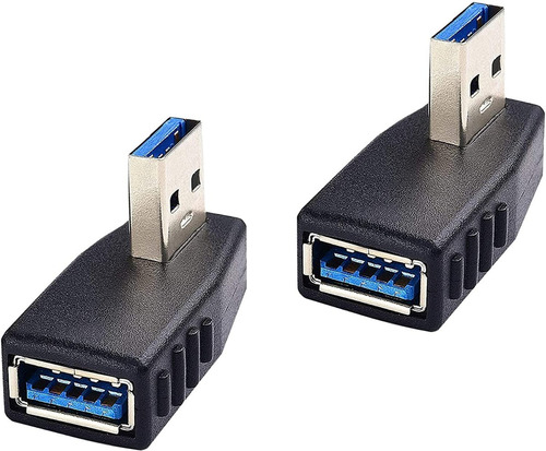 Adaptador  Usb 3.0 De 90 Grados En L Derecho E Izquierdo