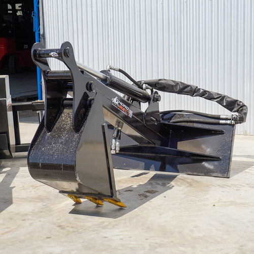 Imagen 15 de 19 de Brazo Retro Fijo Hidrobull - Accesorio Minicargadora Bobcat