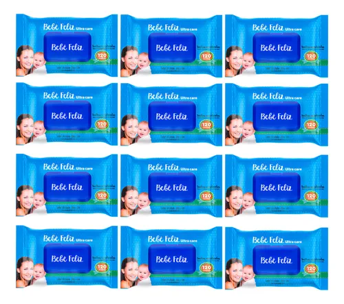 Lenços Umedecidos Bebê Feliz 1.440 Unid Textura Macia Sem Álcool ...