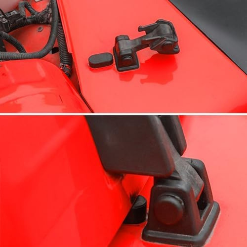Par De Topes Gomas De Cofre A Polvera Jeep Tj 1997-2006