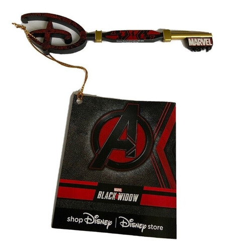 Black Widow Marvel Llave Pvc Coleccionable Disney Store