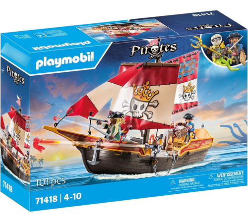 Playmobil 71418 Barco Pirata