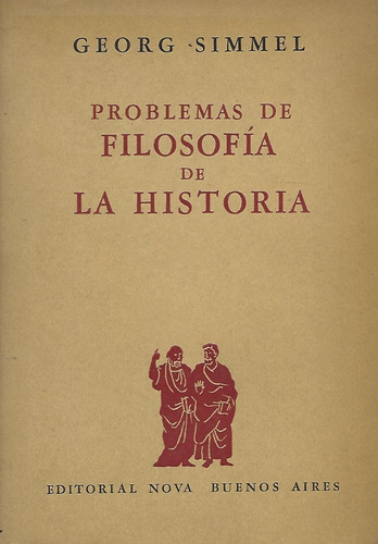 Problemas De Filosofía De La Historia Georg Simmel