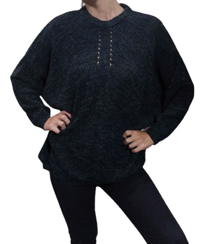 Sweater Talle Especial Oversize Abrigado Lana Fizz Fabrica