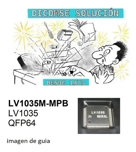 Circuito Integrado Lv1035m-mpb Lv1035m Lv1035 Qfp64