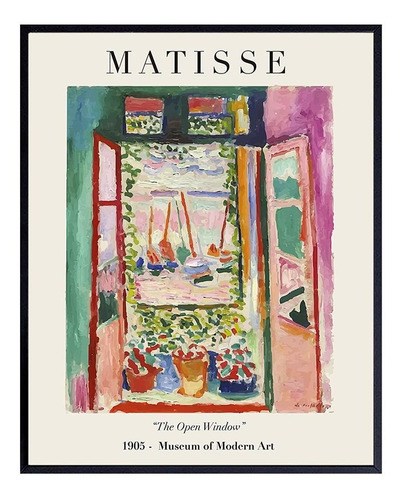 Matisse Abstract Wall Art & Decor Set - Mid Century Modern W