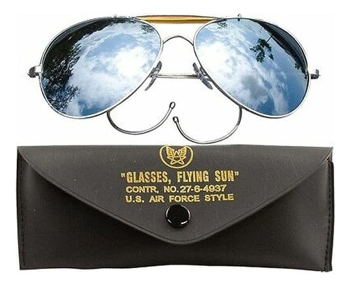 Rothco Mirror Air Force Style Gafas De Sol Con Estuche